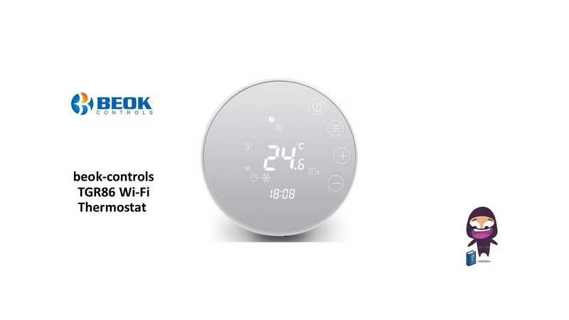 beok-controls TGR86 Wi-Fi Thermostat User Guide