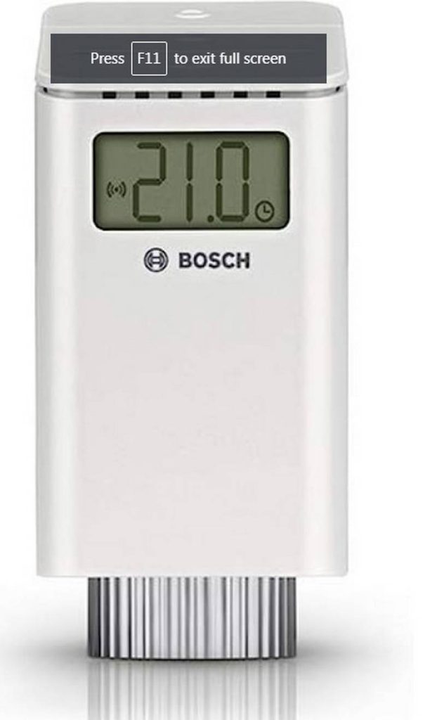 BOSCH 6721807275 Smart Radiator Thermostat Installation Guide