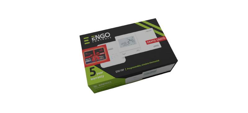 ENGO CONTROLS E901RF Wireless Programmable Thermostat User Guide