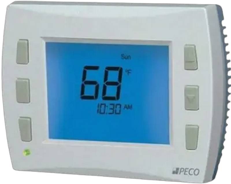 PECO CONTROL SYSTEMS T8168B-2 BACnet IP Connection Thermostat Instructions